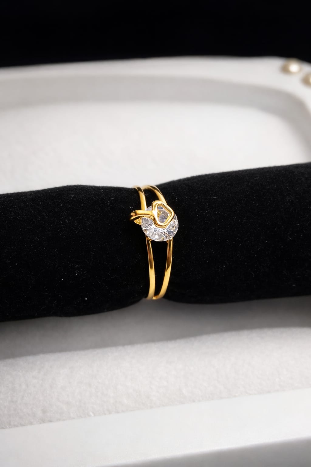 Anel Coração - tamanho 18